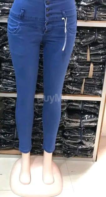 BLUE HIWAIST DENIM