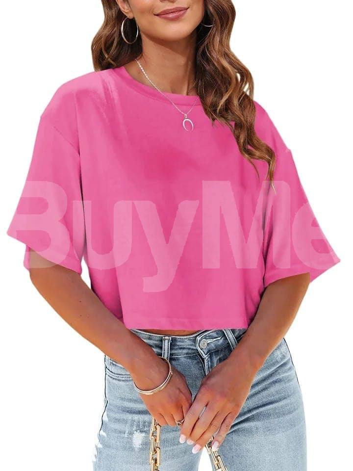 DARK PINK CROP TOP