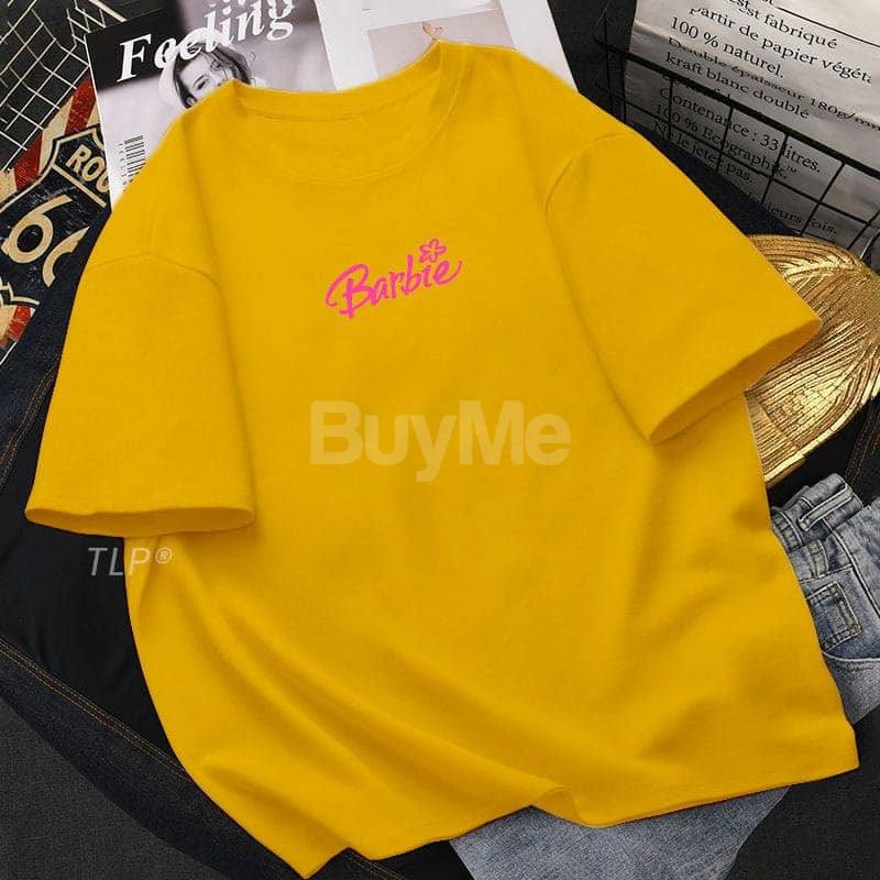 BARBIE BAGGY TSHIRT - YELLOW