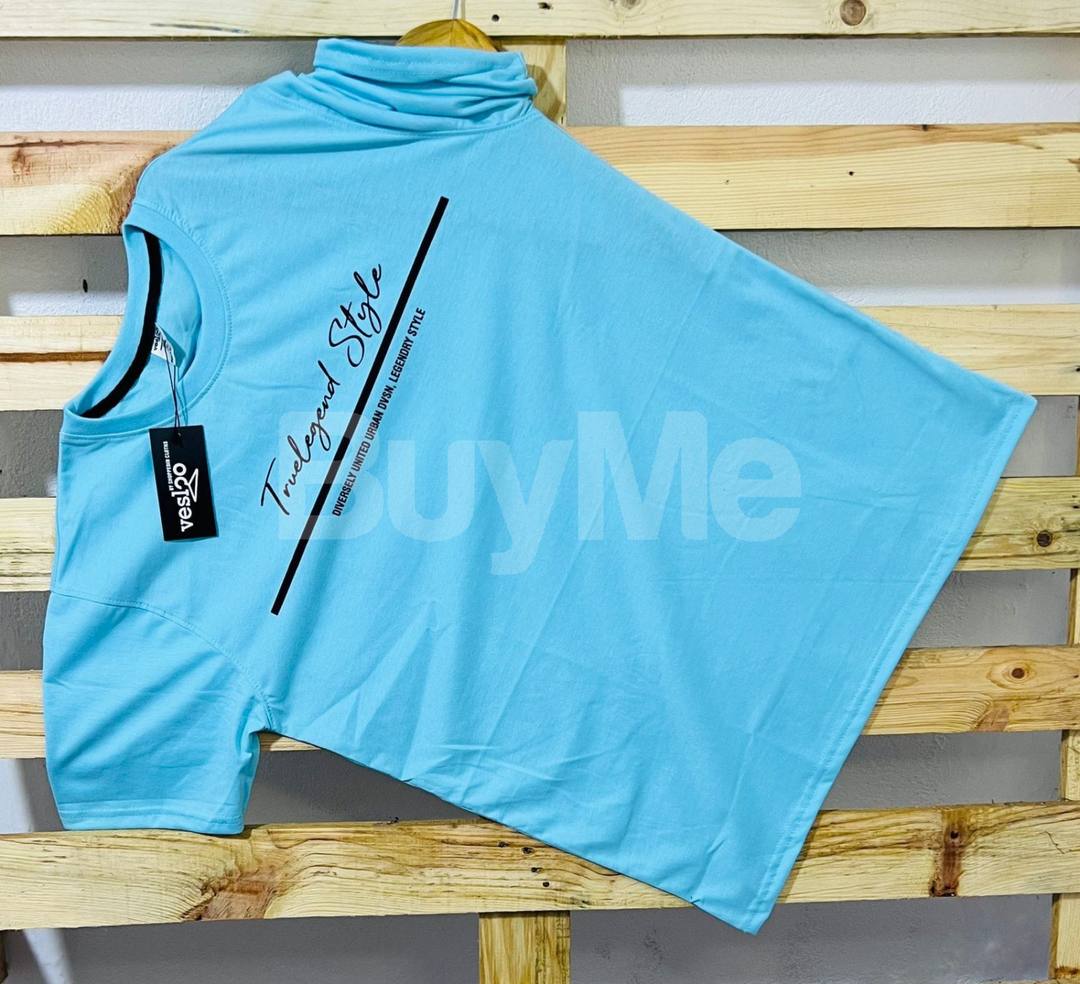 CREW NECK TSHIRT - LIGHT BLUE