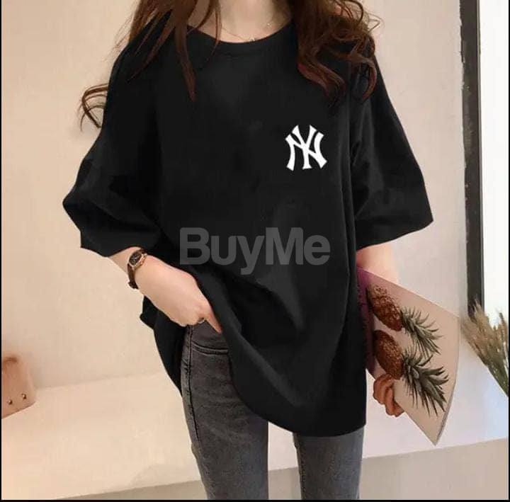 WOMEN BAGGY TSHIRT - BLACK