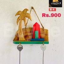 WOODEN KEY HANGER - WALL DECOR