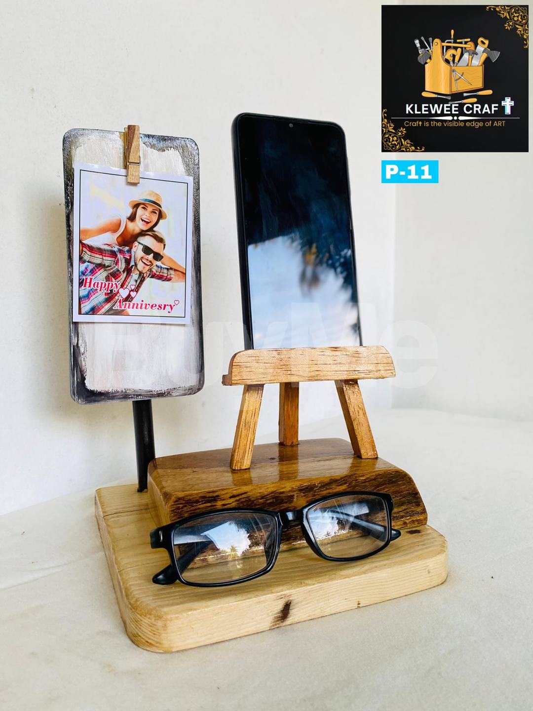 WOODEN 3 IN 1 TABLE ORGANIZER