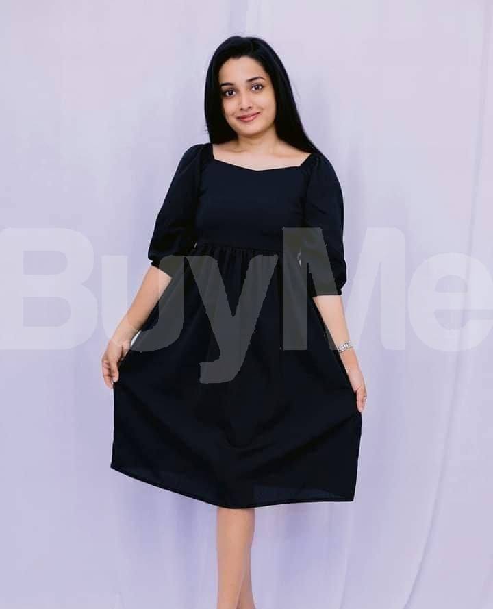 CASUAL BLACK FROCK