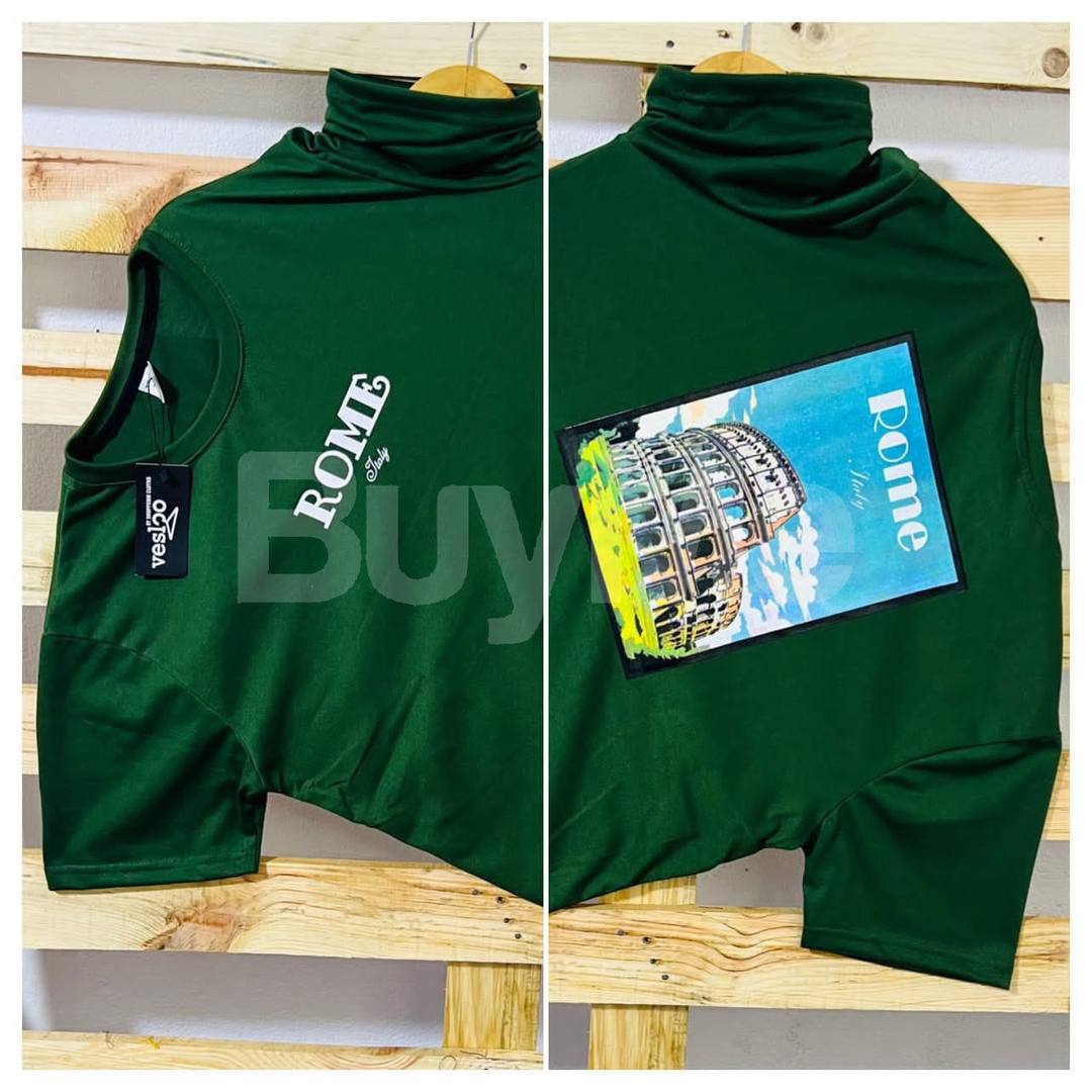 ROME LOGO TSHIRT - DARK GREEN