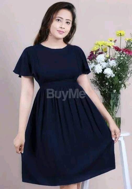 NAVY BLUE SHORT FROCK