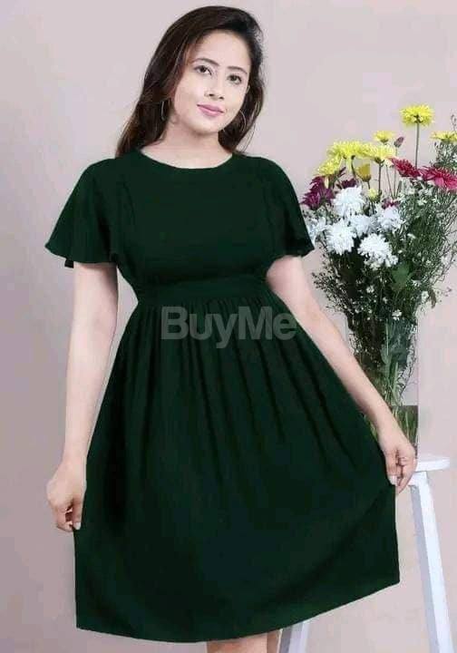 DARK GREEN SHORT FROCK