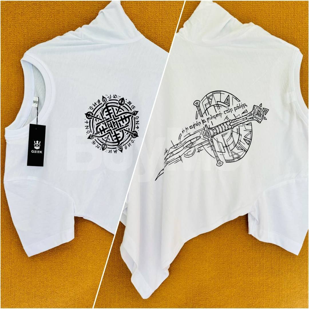PRINTED CASUAL TSHIRT - WHITE