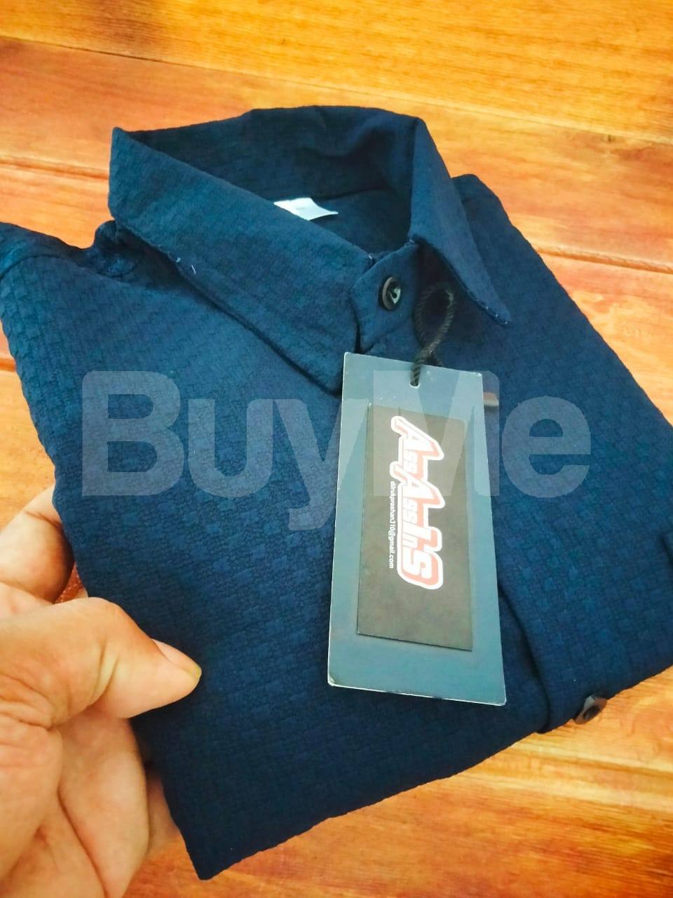 MENS ORIGINAL POPCORN SHIRT - DARK BLUE