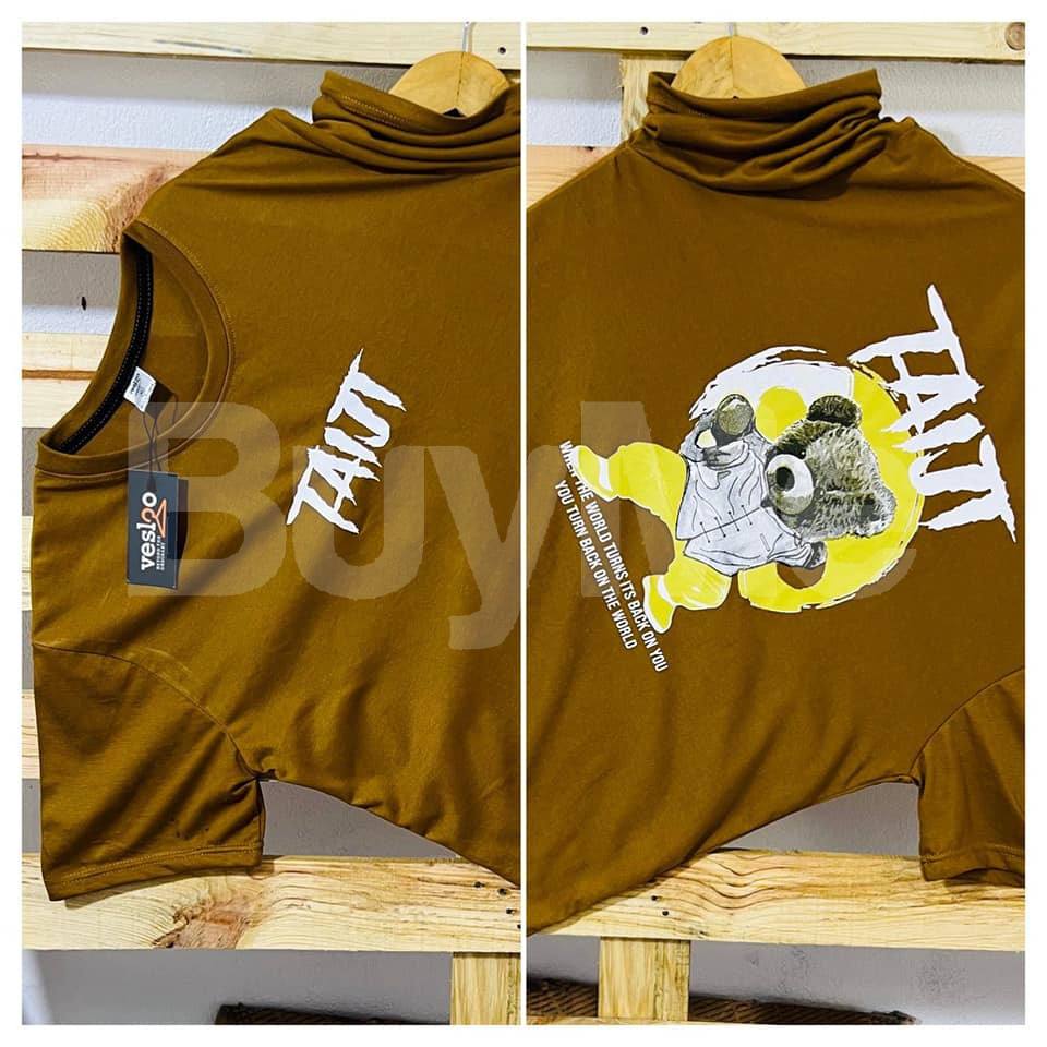 CREW NECK T-SHIRT - KHAKI