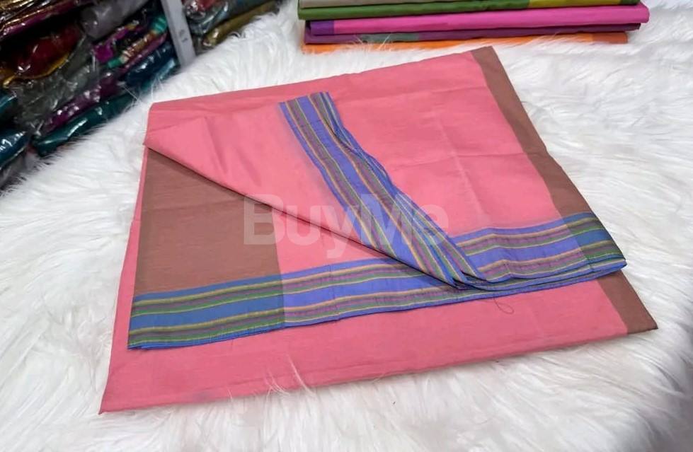 INDIAN HANDLOOM SAREE - PINK