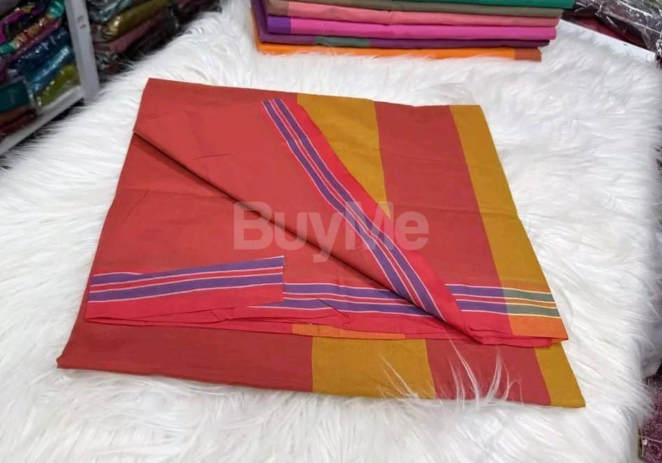 INDIAN HANDLOOM SAREE - RED