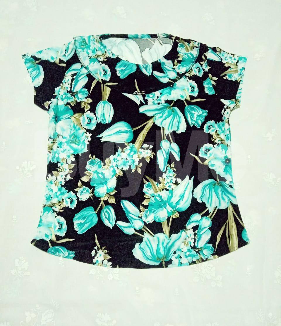 BLACK & GREEN COLOUR BLOUSE