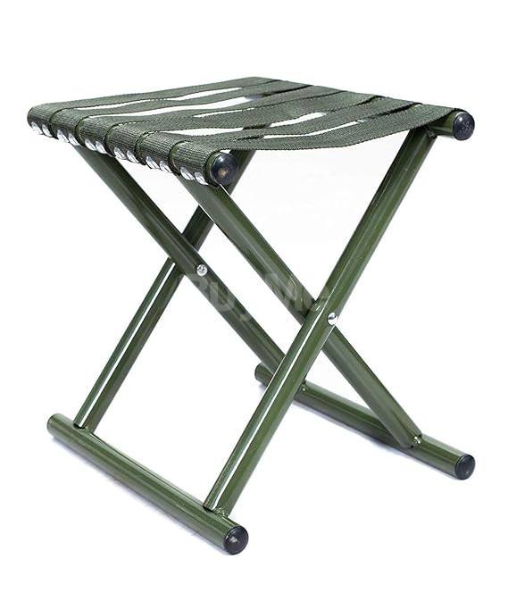 HEAVY DUTY OUTDOOR PORTABLE FOLDING STOOL