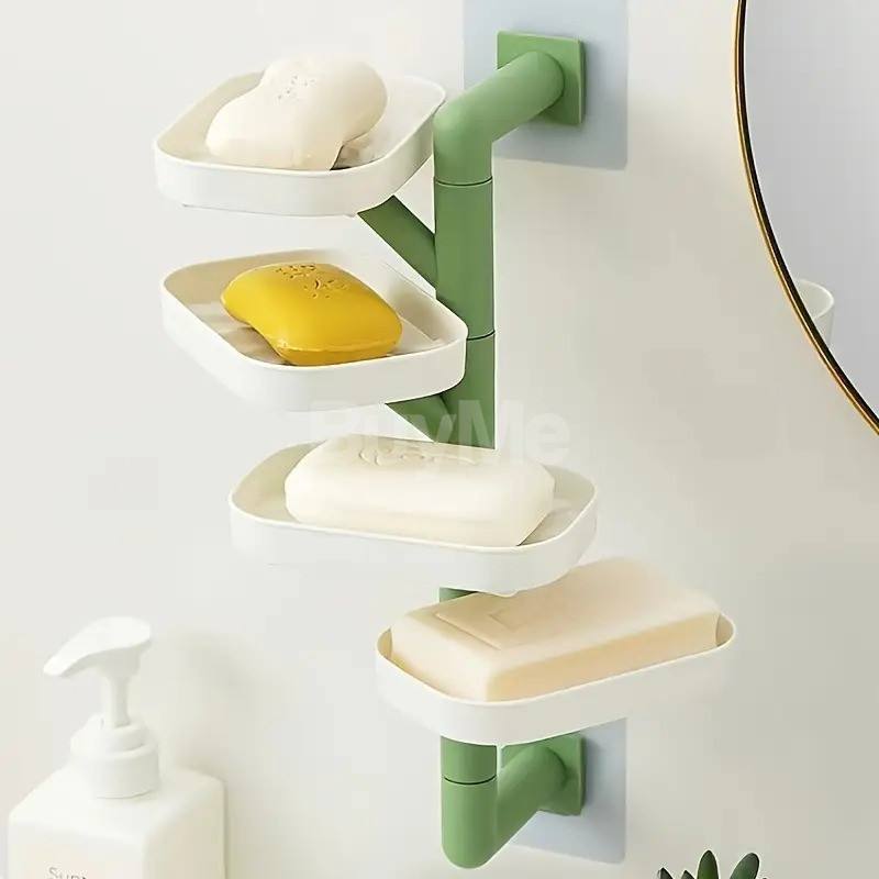 4 LAYER WALL MOUNTED SOAP HOLDER
