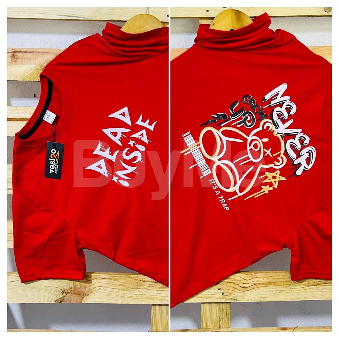 DOUBLE SIDE PRINT CREW NECK T SHIRT 2