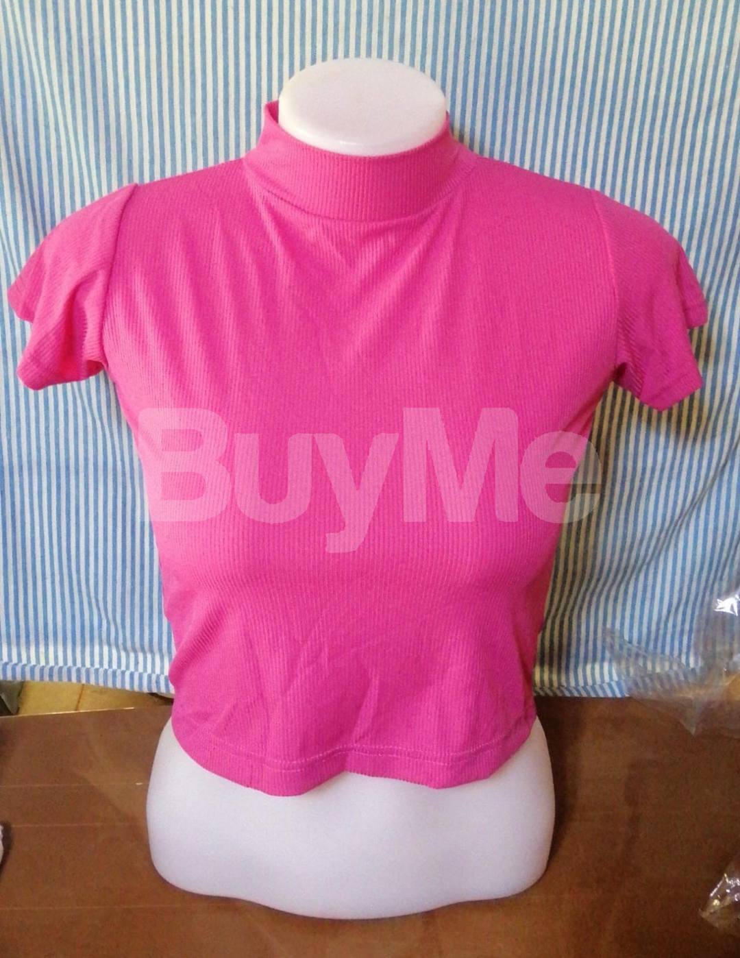 LADIES SHORT SLEEVE TOP - PINK