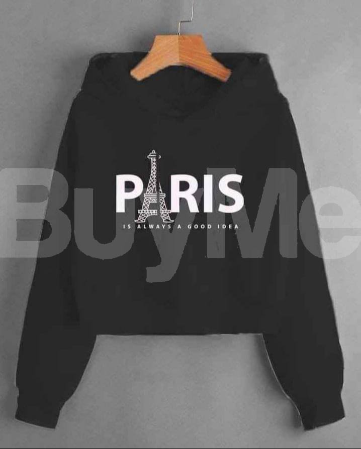 PARIS HOODIE - (BLACK)
