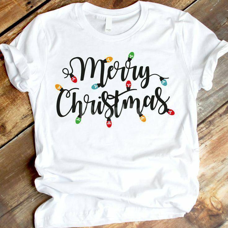 CHRISTMAS T SHIRT - WHITE