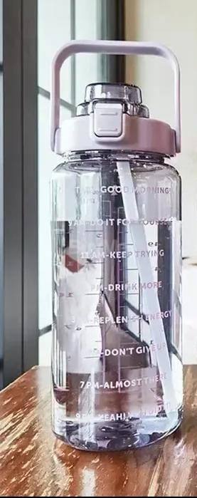 TRANSPARENT BOTTLE - PURPLE