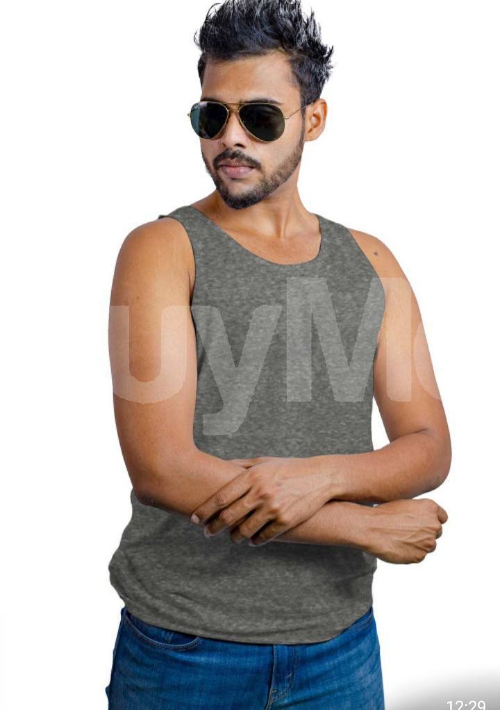 ARM CUT SLEEVELESS - GREY