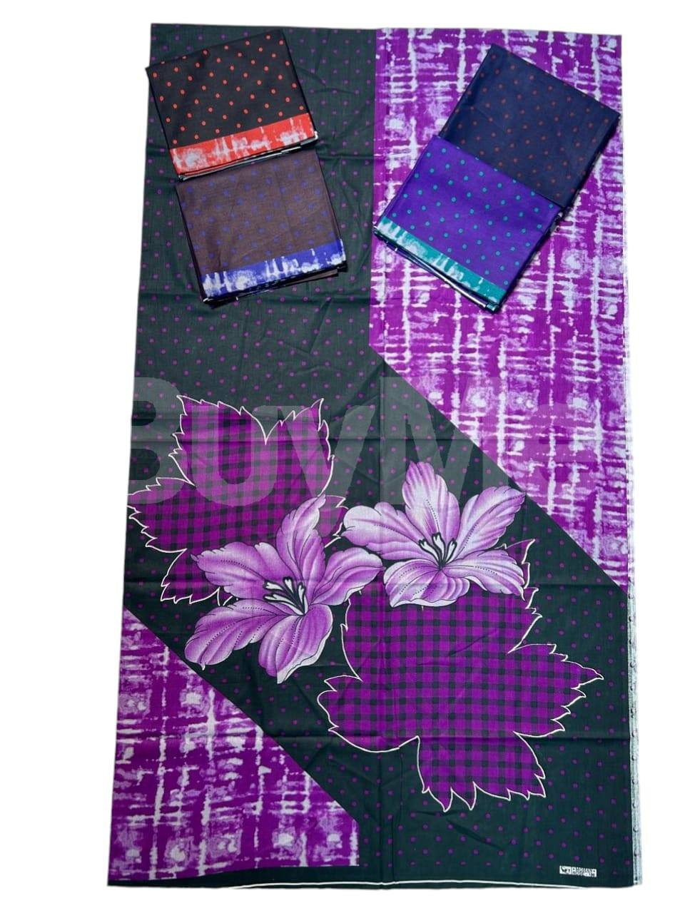 MOHINI MAXI MATERIAL - PURPLE