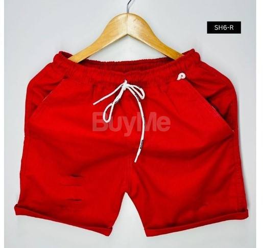 MENS PATCH SHORT - RED
