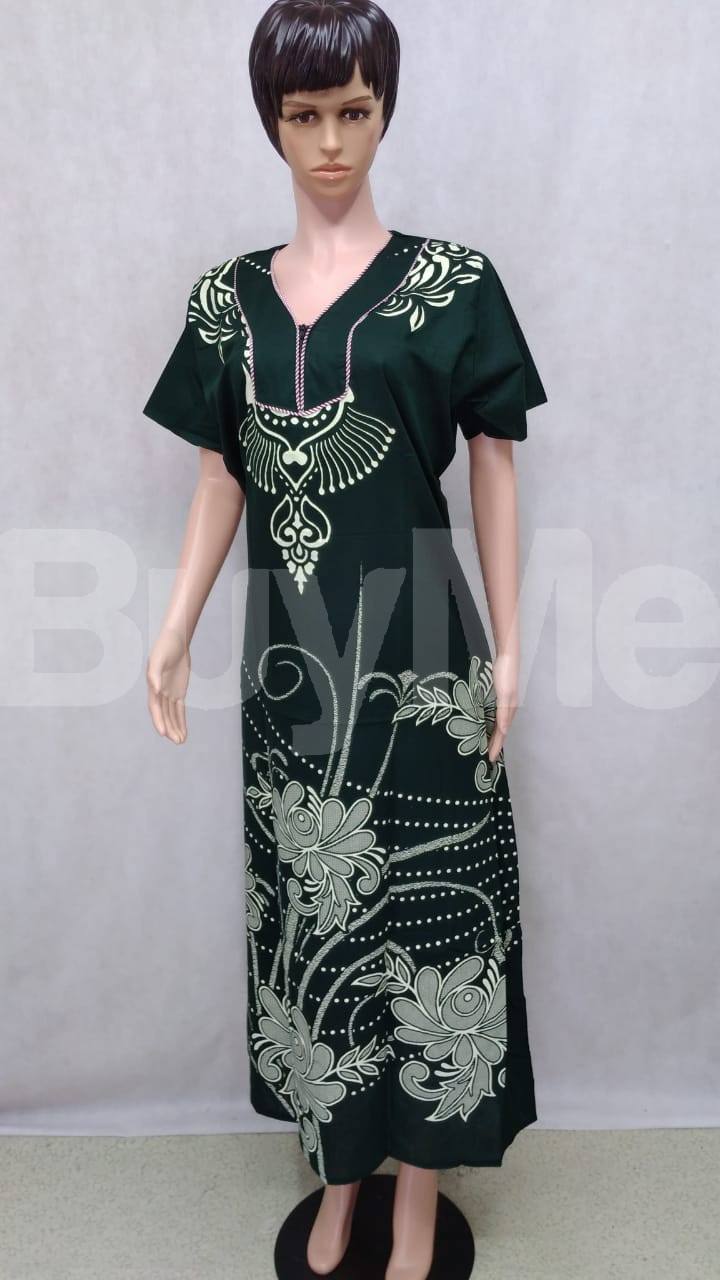 STITCHED MAXI - DARK GREEN