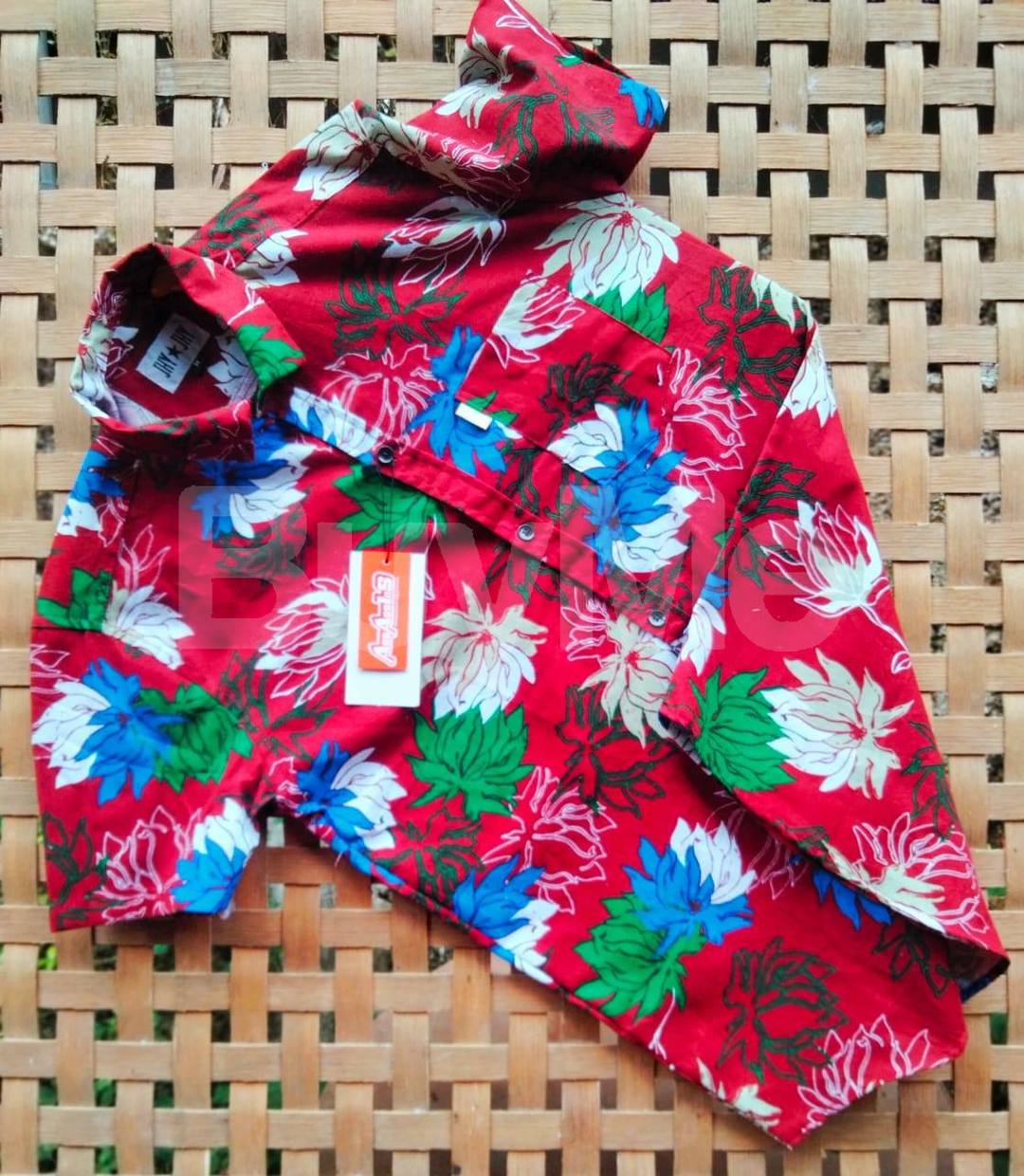 MENS COTTON SHIRT - RED