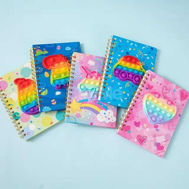 SILICONE POPIT - A5 NOTE BOOK