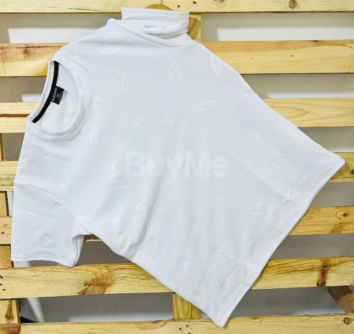 POP CORN CREW NECK TSHIRT - WHITE