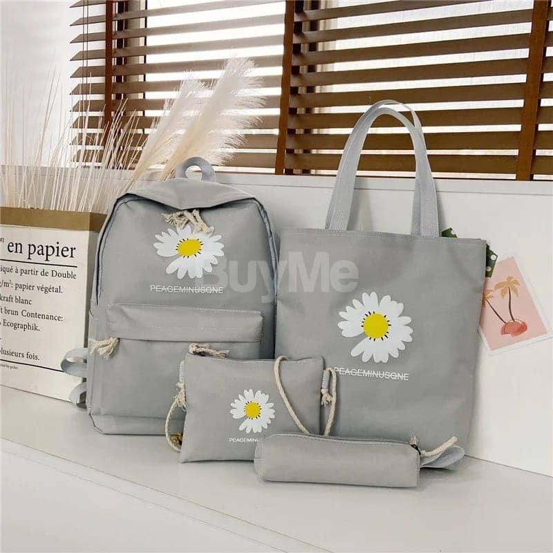 4 PCS SET GREY BAG
