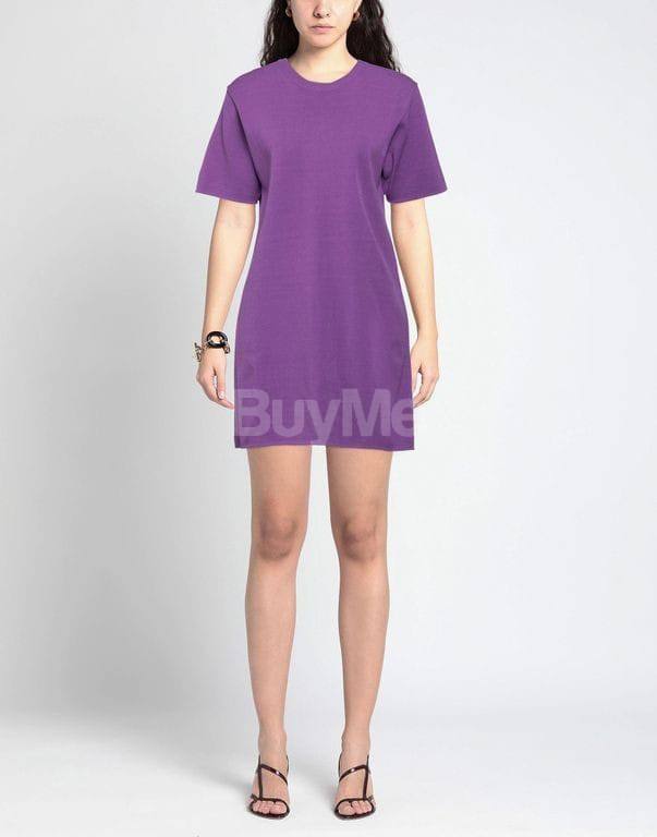 RIB FROCK - PURPLE