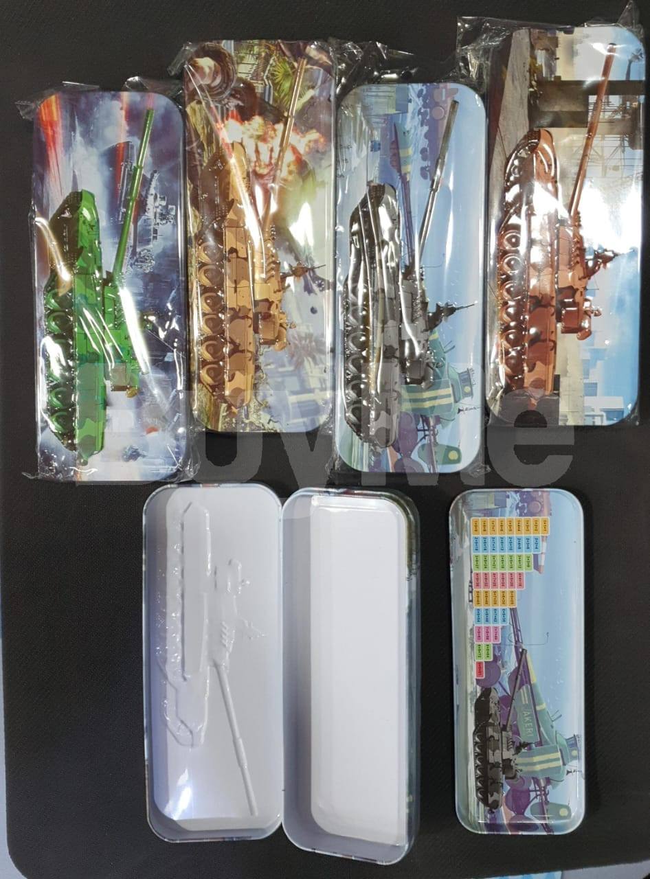 STEEL PENCIL BOX