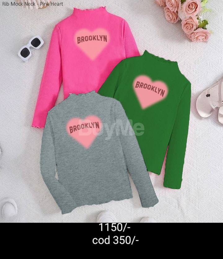 RIB MOCK NECK DESIGN