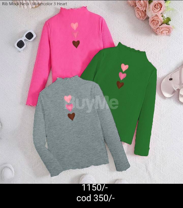 RIB MOCK NECK DESIGN