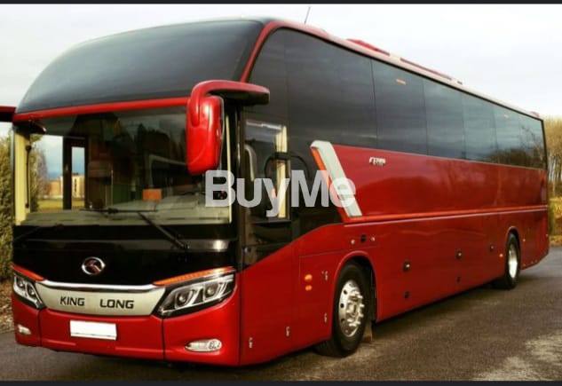 BUS FOR HIRE AND TOURS - 47 SEATS HIGH DECK COACH - KINGLONG