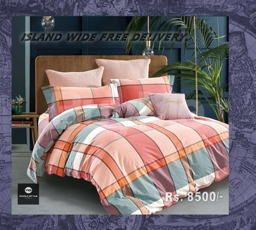 BEDSHEET DESIGN COB YARN DYED DUVET SET