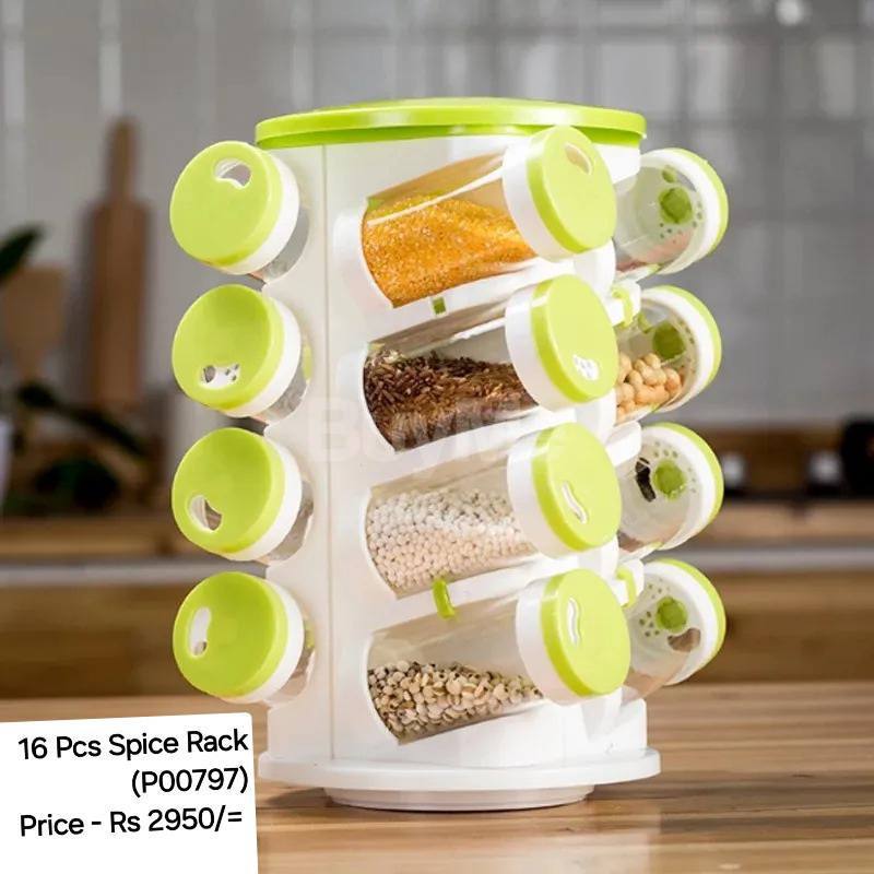 16PCS - SPICE RACK
