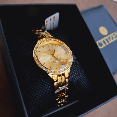 CITIZENS LADIES WATCH - FULLY GOLD WATCH