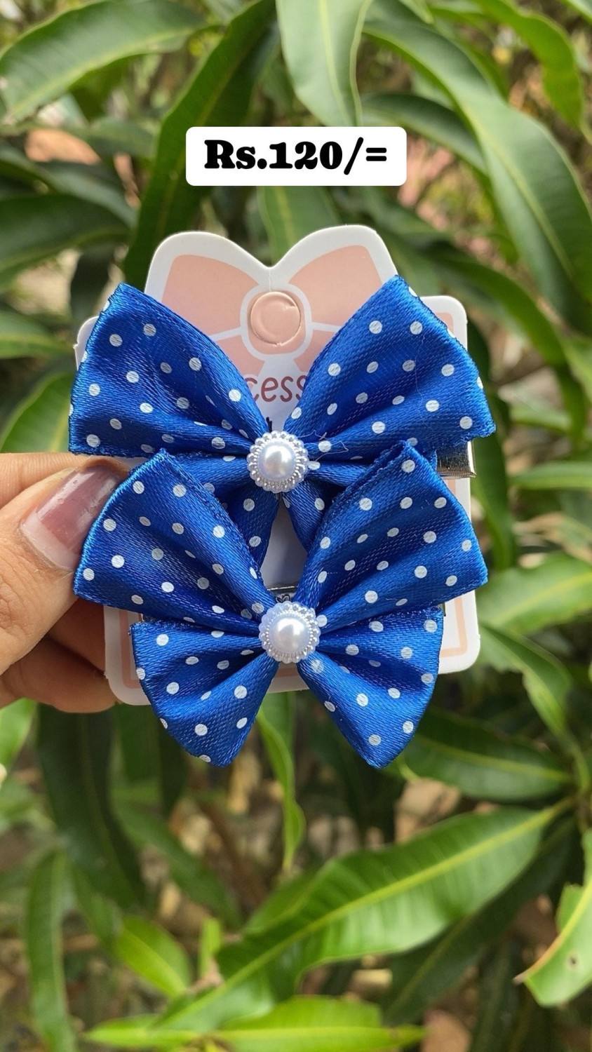 BLUE HAIR CLIPS