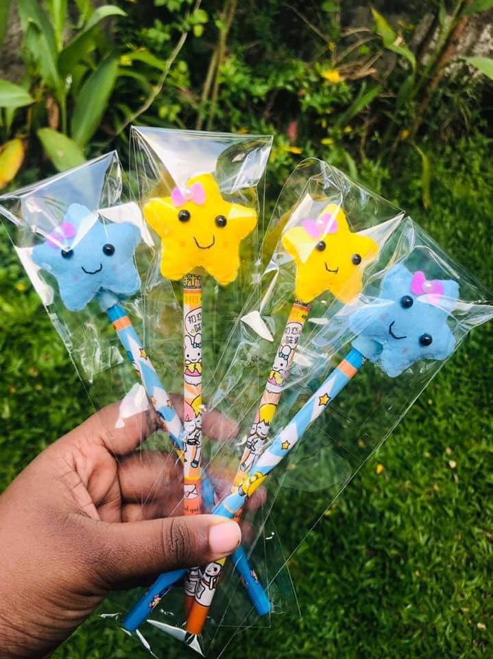 BLUE AND YELLOW PENCILS