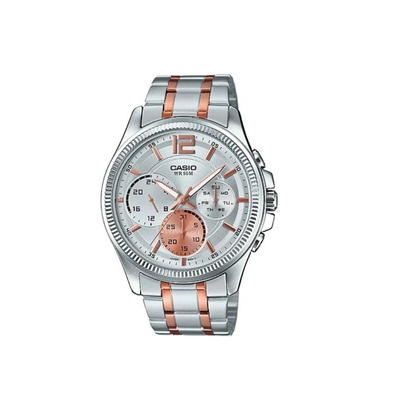 CASIO-MENS WATCH MTP-E305RG-7AVDF