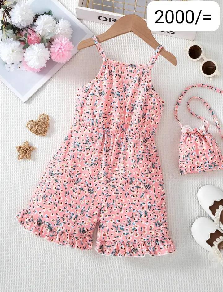 CUTE GIRL FROCK PINK DESIGN