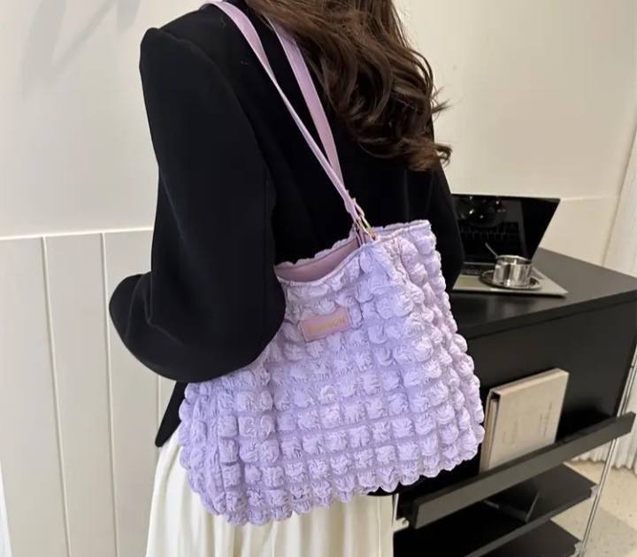 PURPLE COLOR LADIES MINI HANDBAG DESIGN