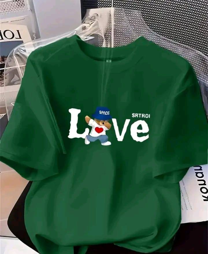 T SHIRT DESIGN - GREEN LOVE DESIGN