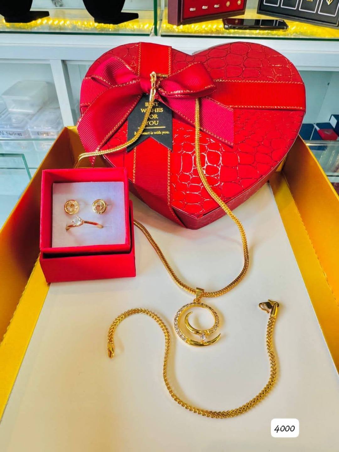 JEWELLERY BOX GOLD PLATED