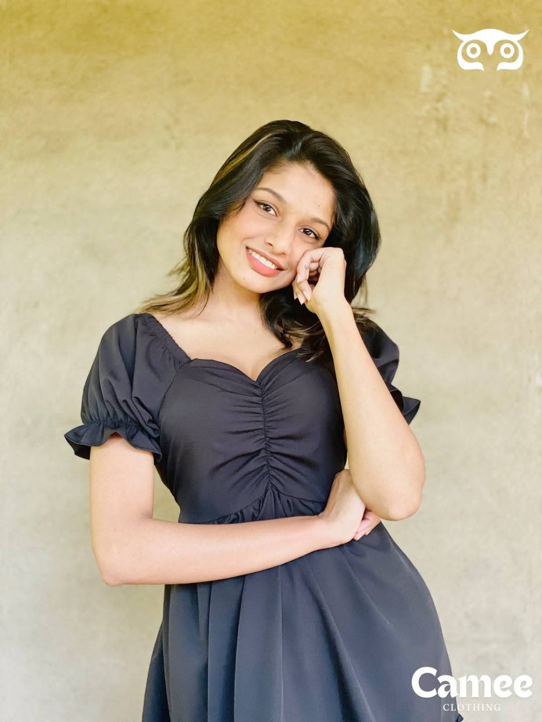 BLACK DESIGN FROCK