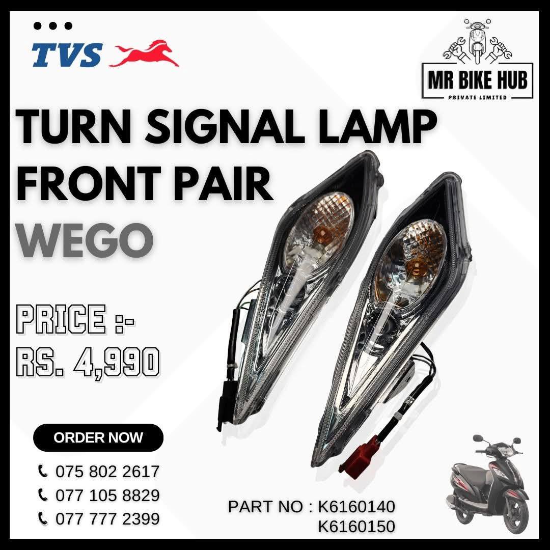 TVS TURN SIGNAL LAMP FRONT PAIR WEGO