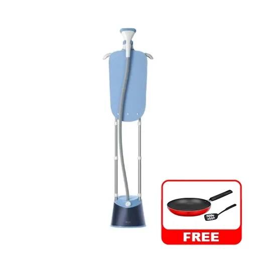 PHILIPS 1000 SERIES GARMENT STEAMER STE1030 + FREE WIPRO 26” NONSTICK FRY PAN